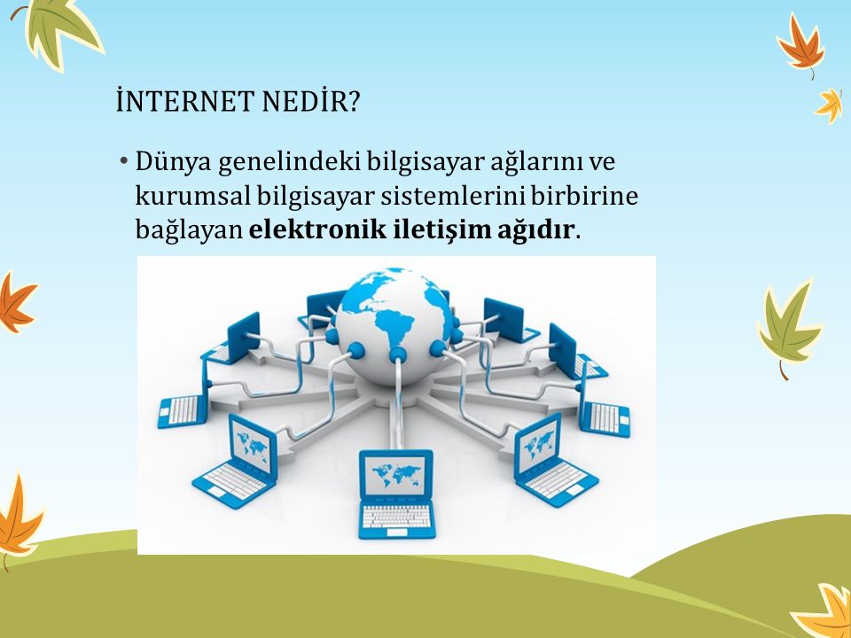 İNTERNET VE BİLGİSAYAR AĞLARI İnternet Nedir Bilgisayar Ağları Ağ  Çeşitleri. - ppt download