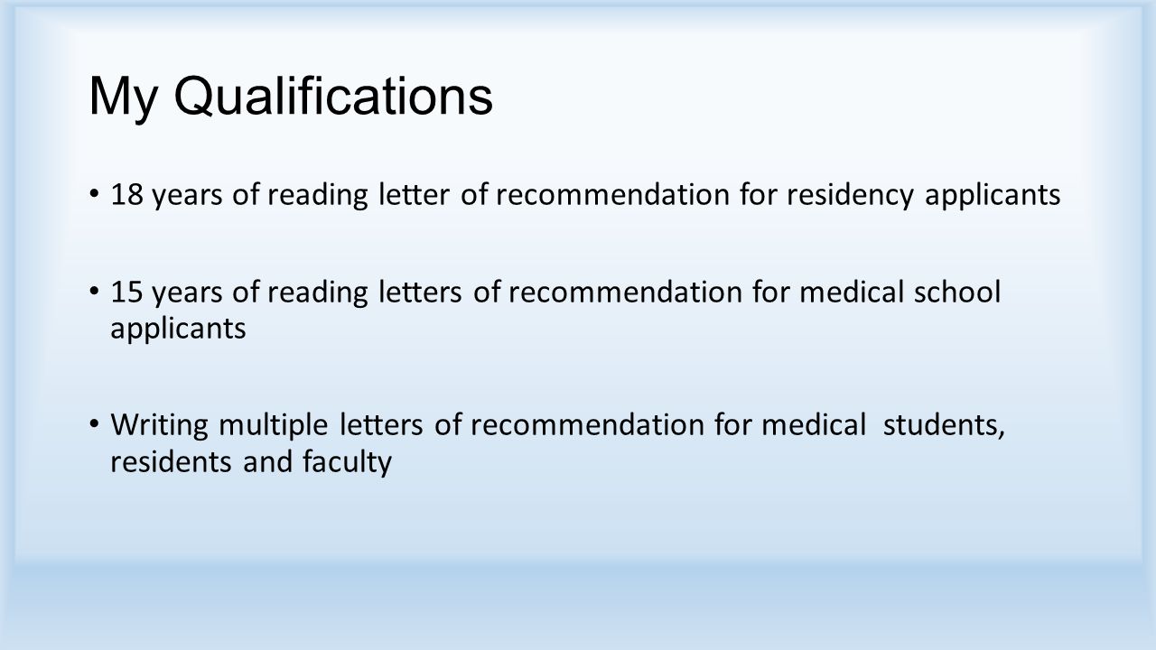 writing a helpful letter of recommendation jeff harrison md writing a letter of recommendation for medical school applicant