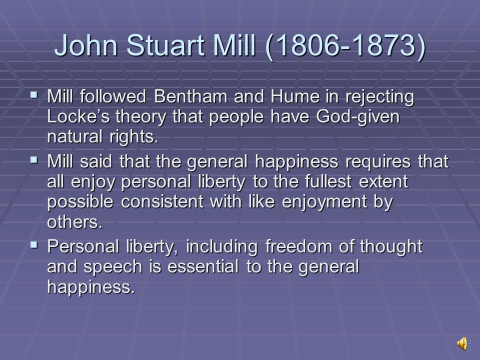 Реферат: John Locke And John Stuart Mill