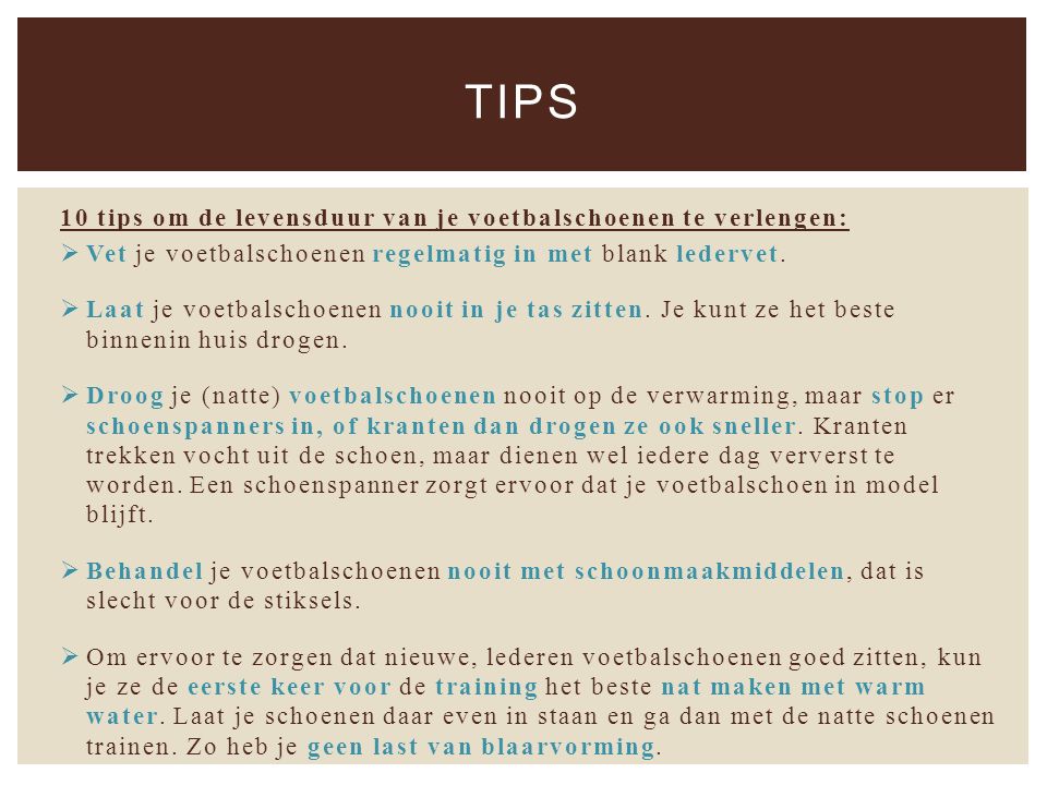 lederen voetbalschoenen
