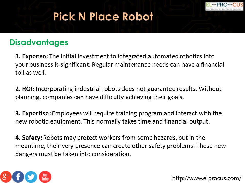 pick and place robot using arduino ppt