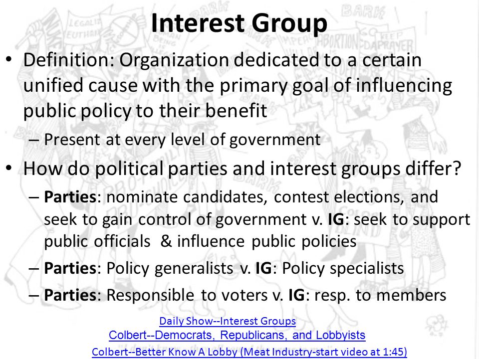 political parties v interest groups