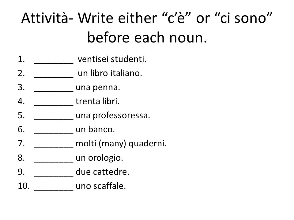 Making Nouns Plural in Italian. Here are the rules: Masculine ...