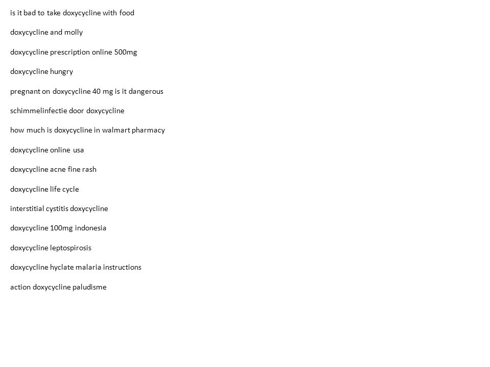 Doxycycline rx cost