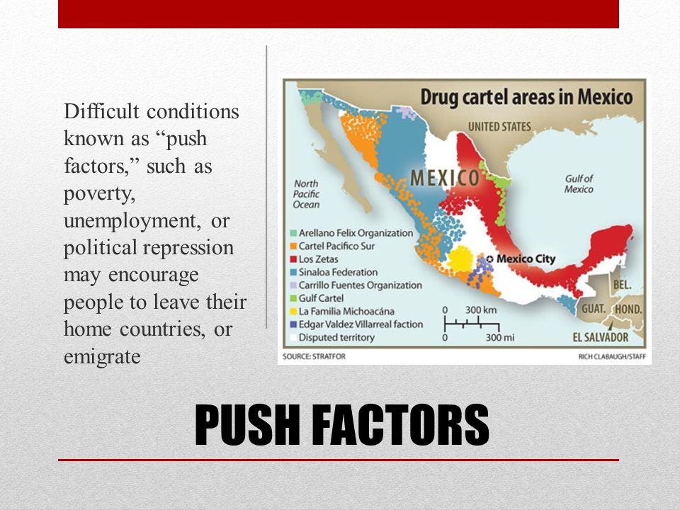 push factors of mexico