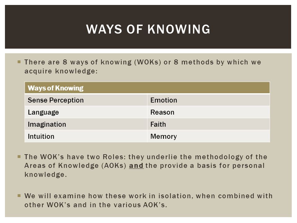 Course Overview THEORY OF KNOWLEDGE. In short, TOK is a course in critical  thinking:  How to evaluate evidence using reason and judgment  How to  avoid. - ppt download