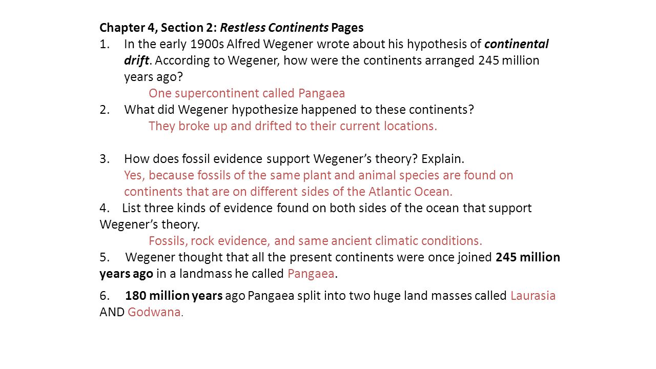 Warm Up Warm Up Read The Using Evidence To Reconstruct Pangaea Worksheet Today S Goal Today S Goal What Does Pangaea Teach Us About The Lithosphere Ppt Download