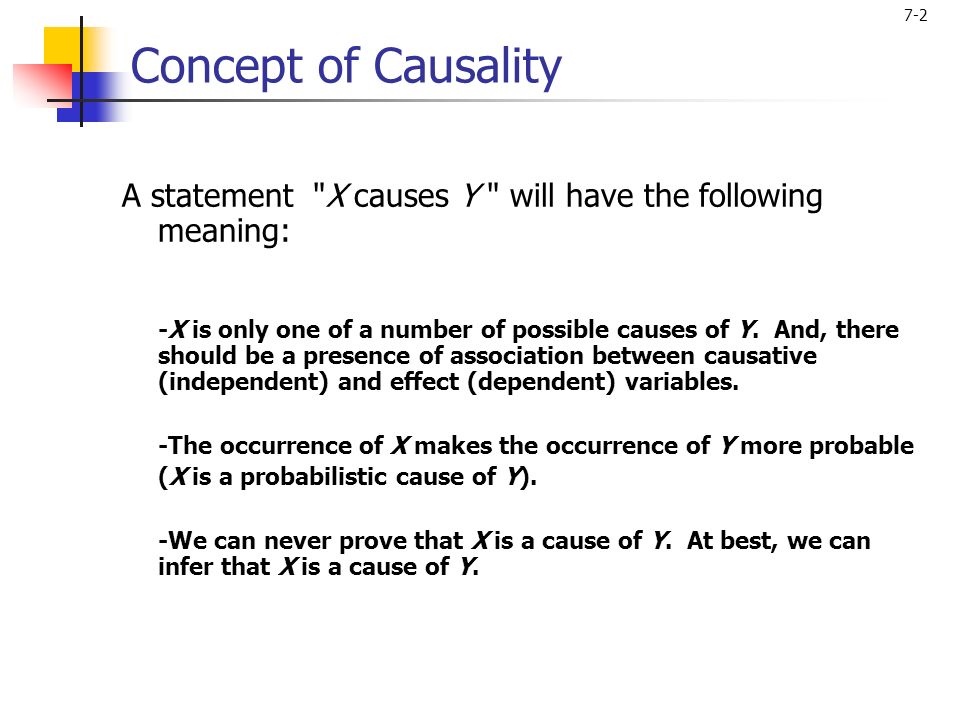 causality 7 causality 7