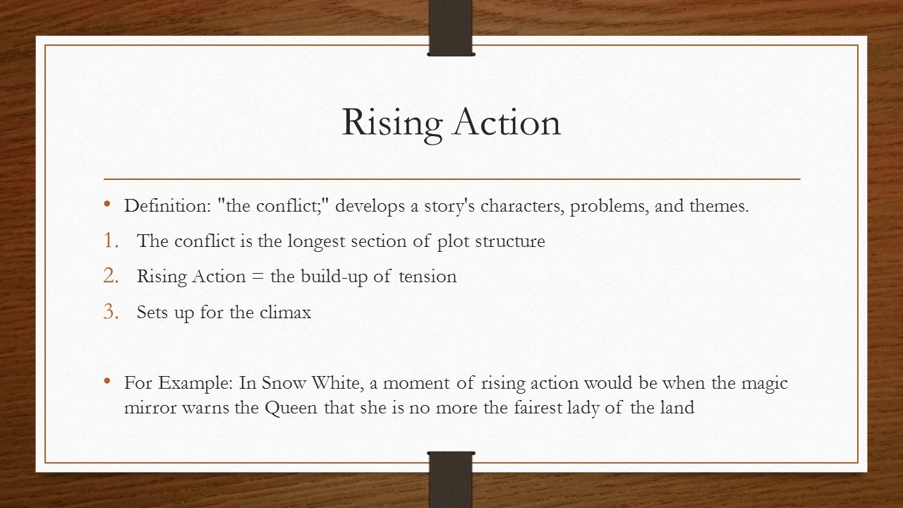 Rising Action - Definition and Examples