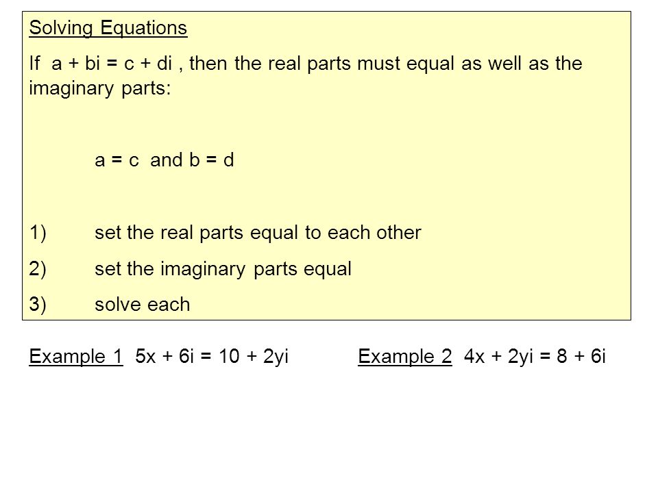 Lesson 7 9 More Complex Numbers Objectives Students Will Solve lesson-7-9-more-complex-numbers-objectives-students-will-solve