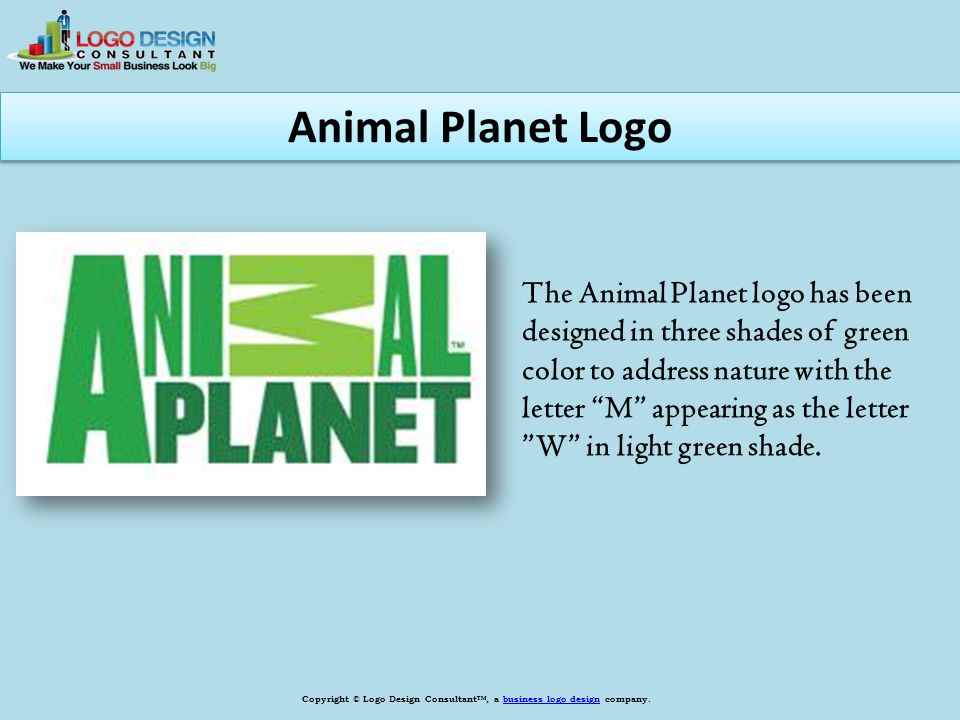 Top 10 TV Channel Logos. Animal Planet Logo The Animal Planet logo has been  designed in three shades of green color to address nature with the letter.  - ppt download