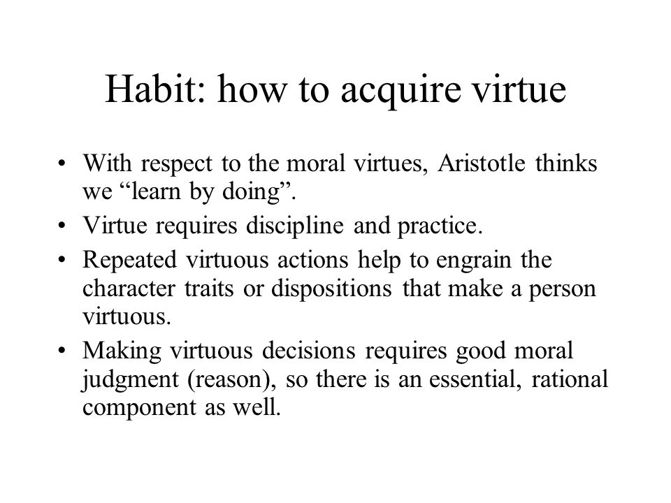 acquired vs infused virtues