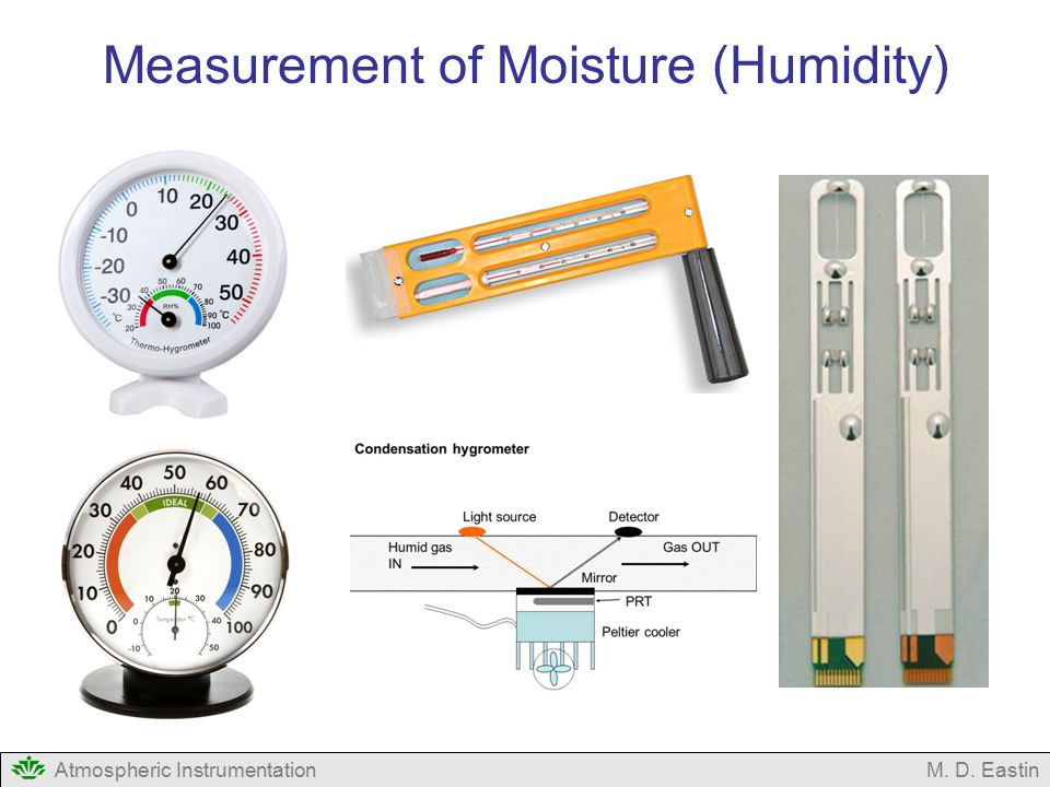 atmospheric humidity is measured by which instrument