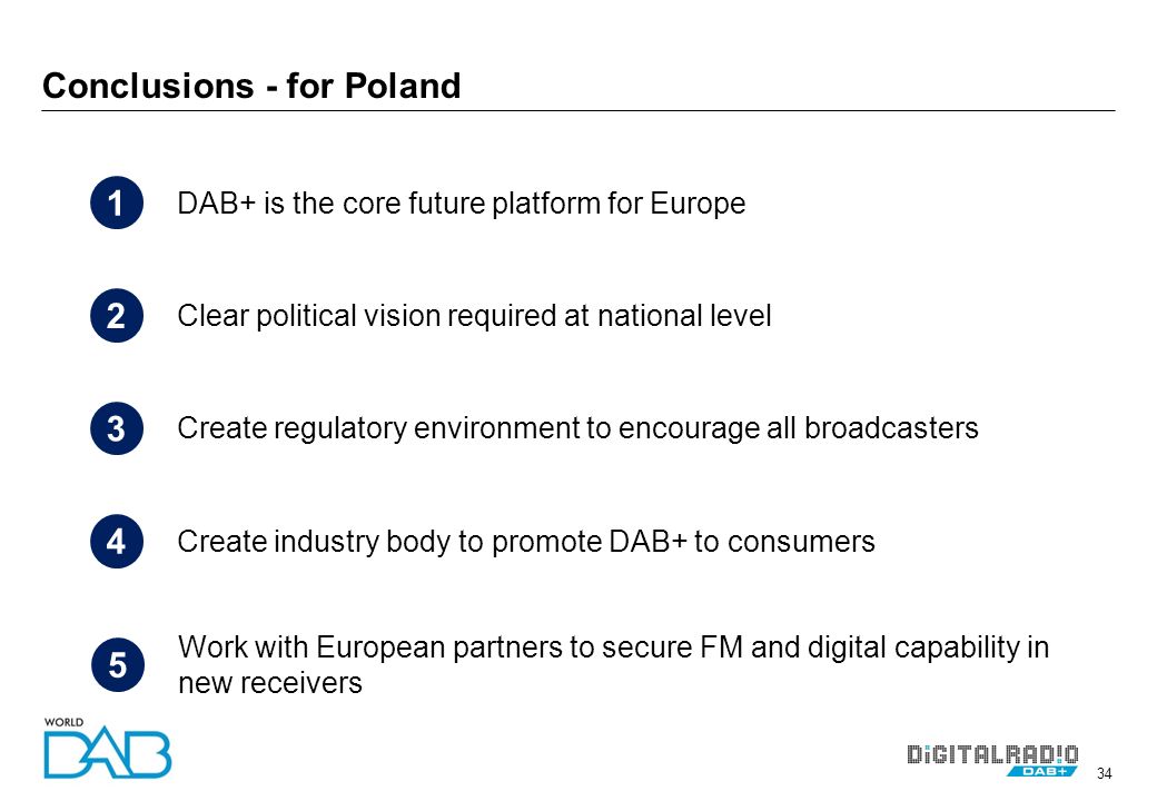 DAB digital radio – a platform for Europe Patrick Hannon Kraków, 6 October  ppt download