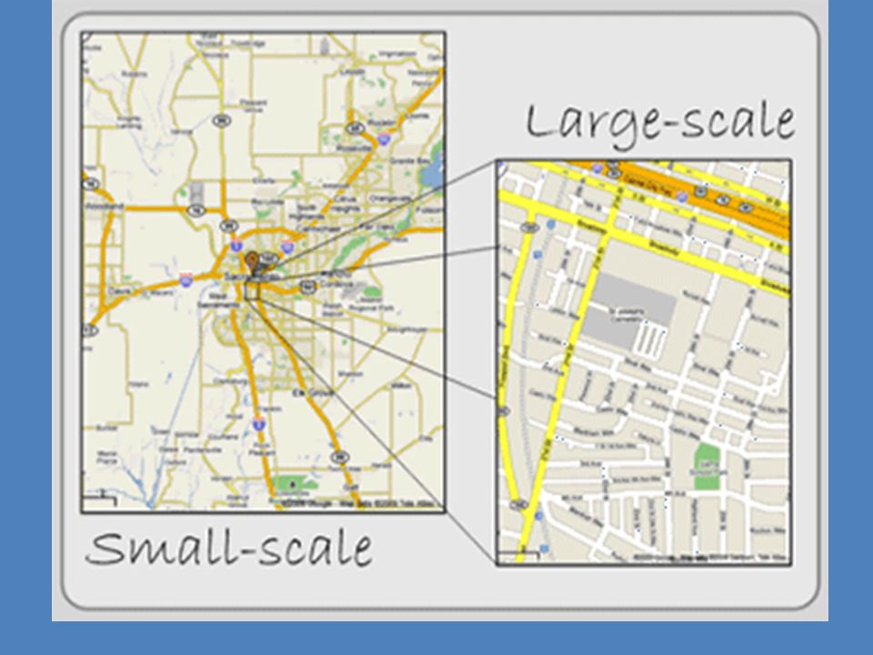 what is a large scale map Map Scale Large Scale And Small Scale Maps Scale Determines The what is a large scale map