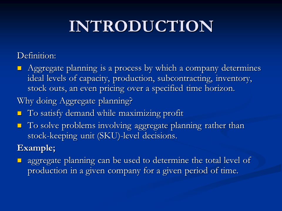 Aggregate Planning In A Supply Chain Members Samson Akyoo 1100 Ernest Mbezi 1129 Gladys G Yambesi 1151 Mwete Amisi Ali 1152 Anzuruni B Malisawa Ppt Download Aggregate Planning In A Supply Chain Members Samson Akyoo 1100 Ernest Mbezi 1129 Gladys G Yambesi 1151 Mwete Amisi Ali 1152 Anzuruni B Malisawa Ppt Download