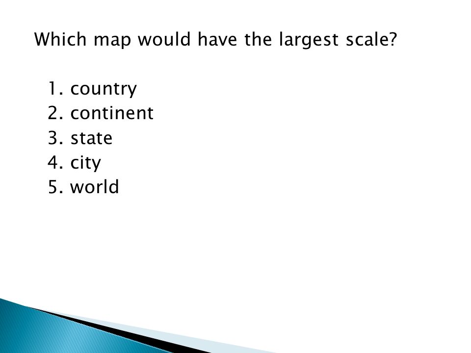 Which map has largest scale?