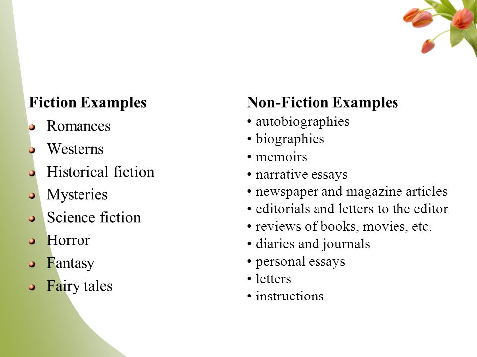 Is a narrative essay fiction or nonfiction