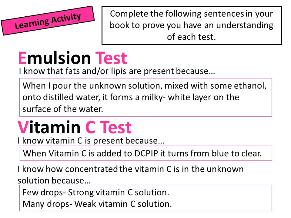 what is dcpip in testing for vitamin c