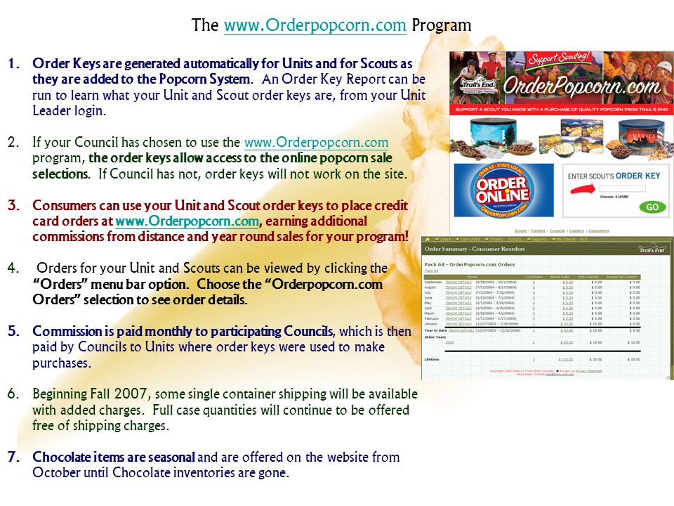 The   Programwww.Orderpopcorn.com 1.