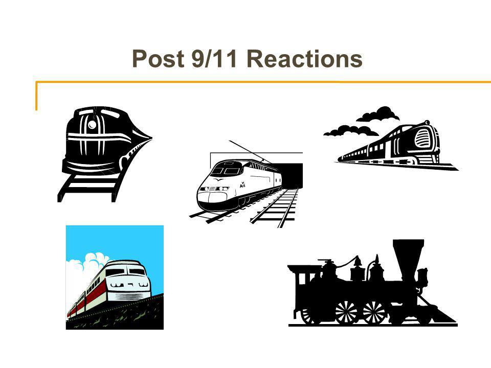 Post 9/11 Reactions