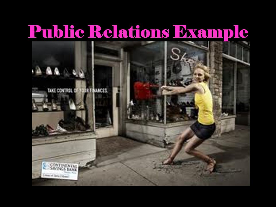 Public Relations Example