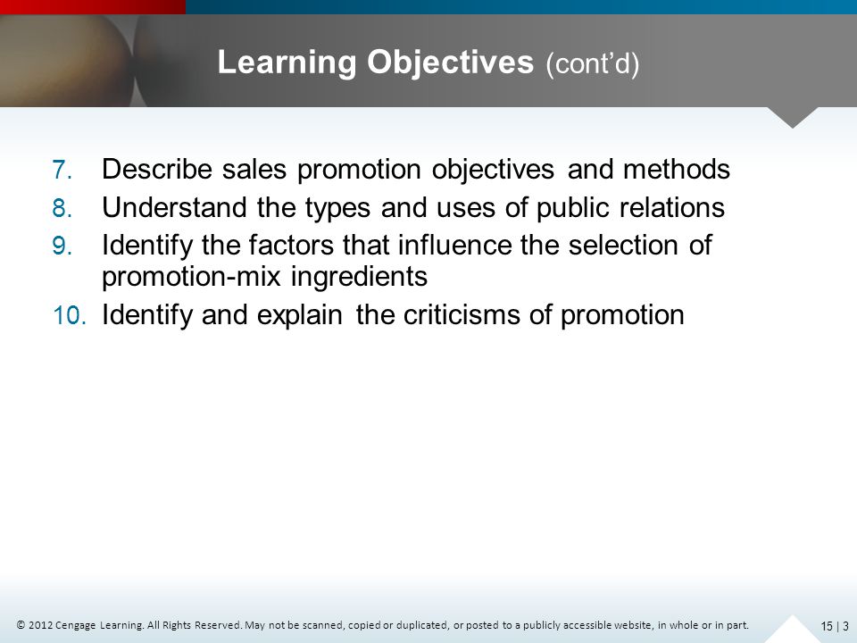 © 2012 Cengage Learning. All Rights Reserved.