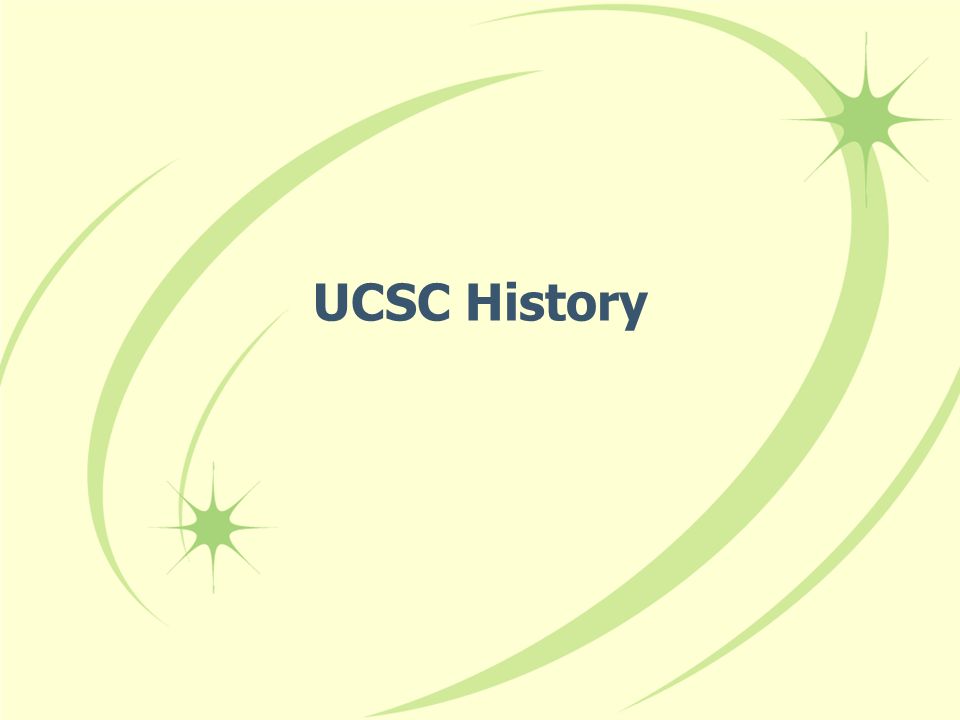 UCSC History
