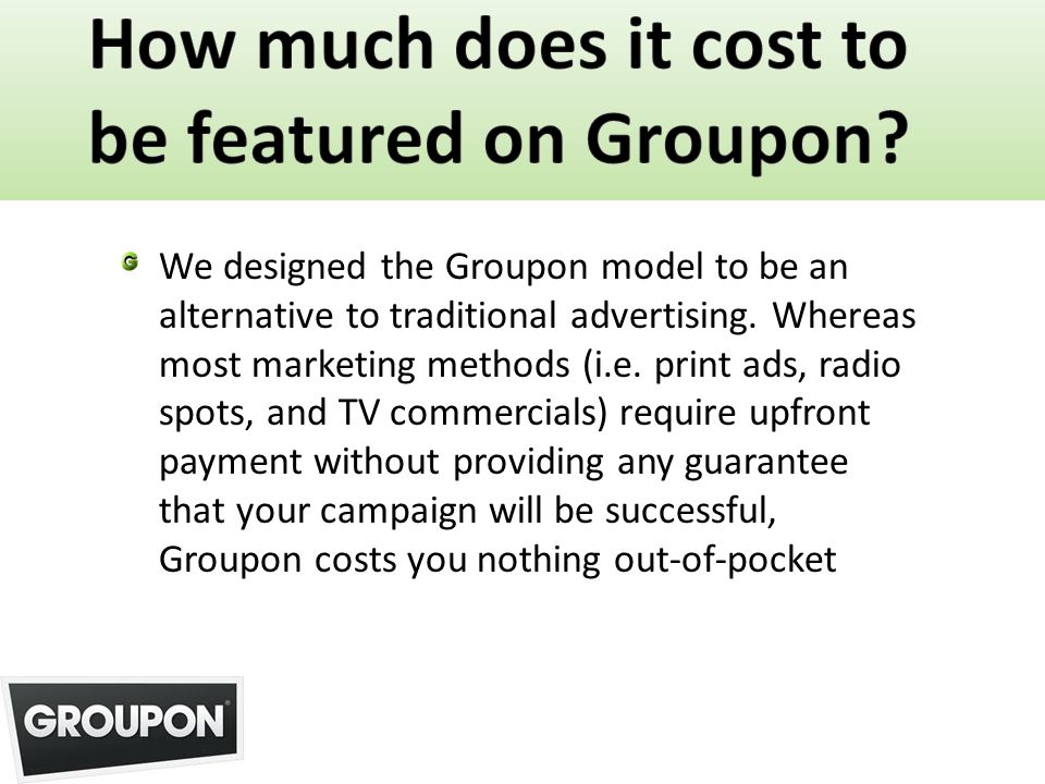 Each day, Groupon features unbeatable deals on the best stuff to do
