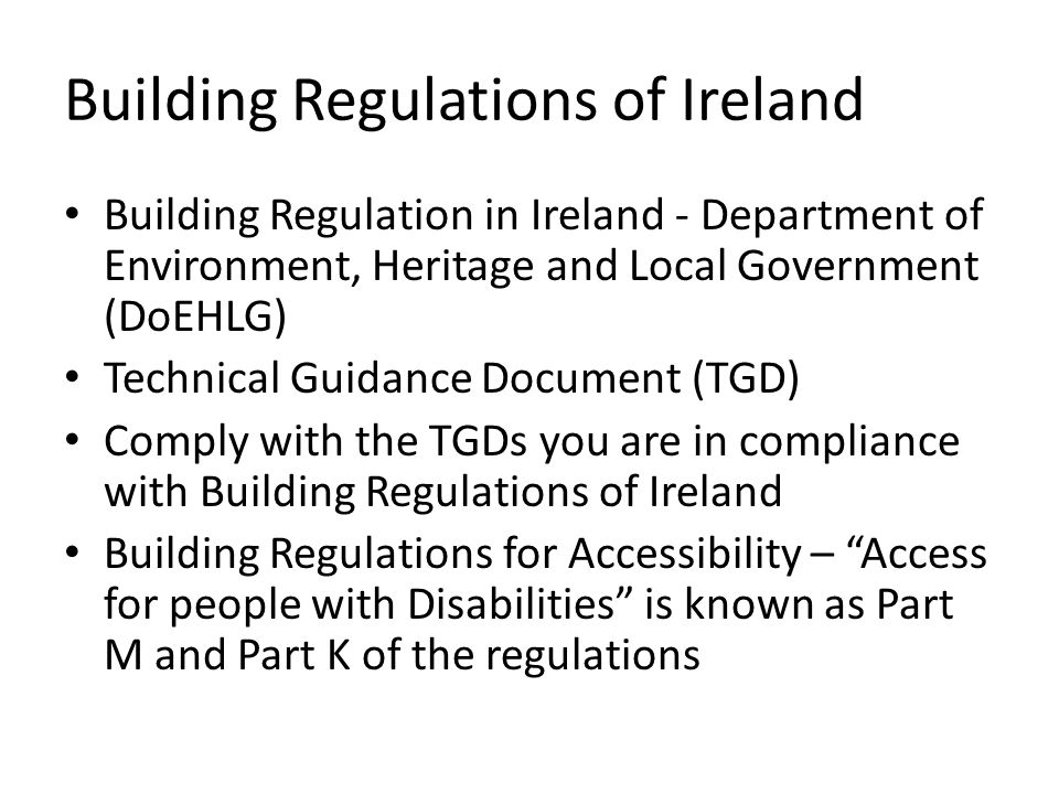 Built Environment Accessible To All An Overview Of Disability Access Certificate Dac By Sabrina Spillane Ppt Download