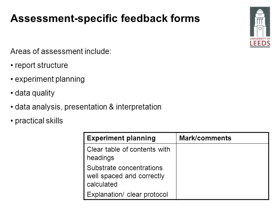 Feedback Sessions Helping First Year Students Get The Most Out Of