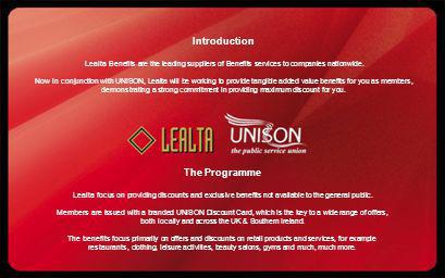 Introduction Lealta Benefits are the leading suppliers of Benefits services to companies nationwide.