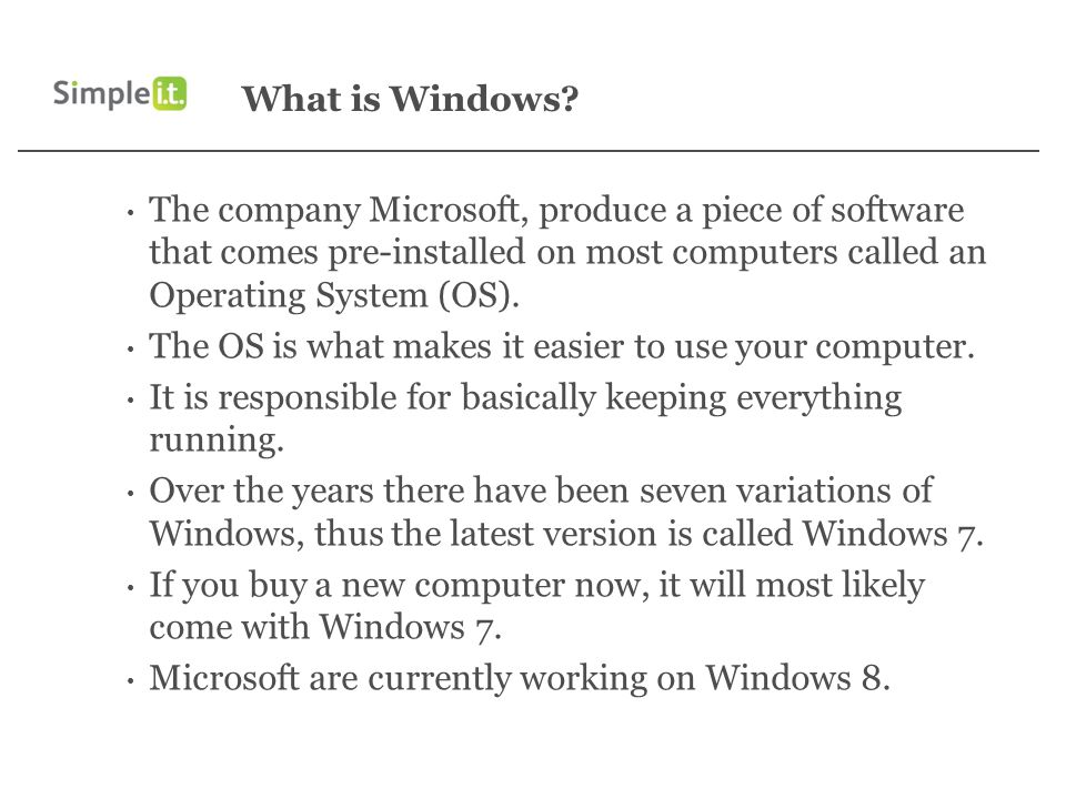 What is Windows.
