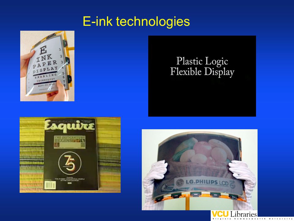 E-ink technologies
