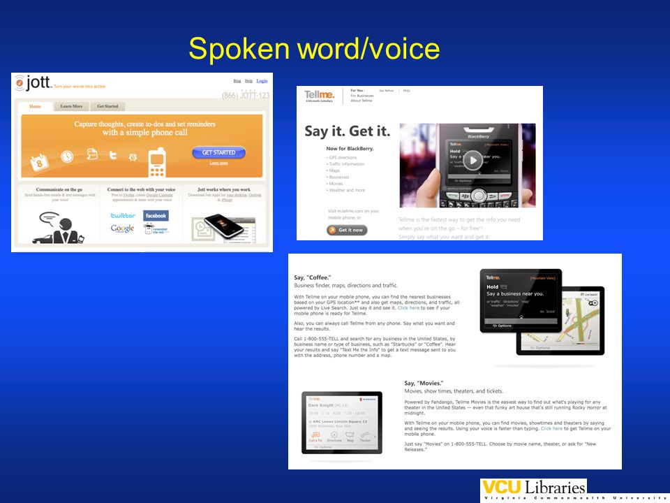 Spoken word/voice