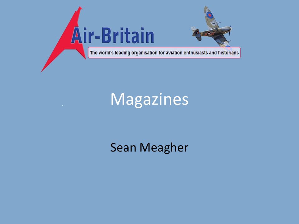 Magazines Sean Meagher