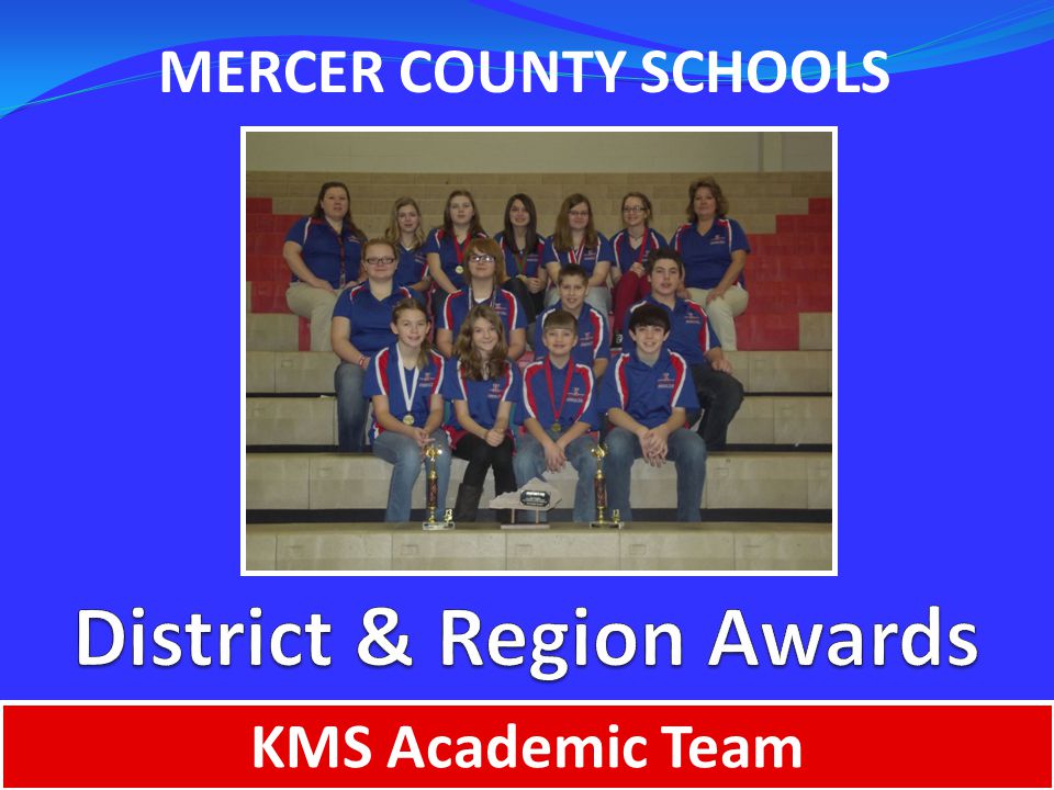 Mercer County Schools Schoolcomposite Scorerank Anderson County - 26 mercer county schools kms academic team