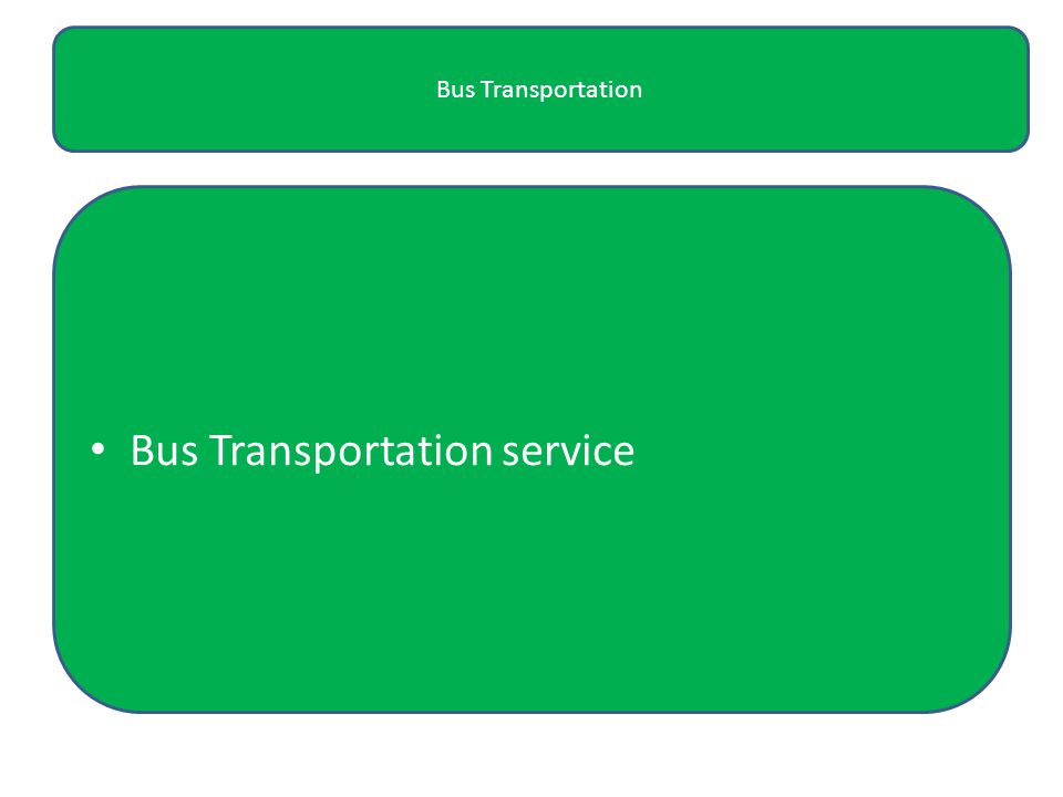 Bus Transportation Bus Transportation service