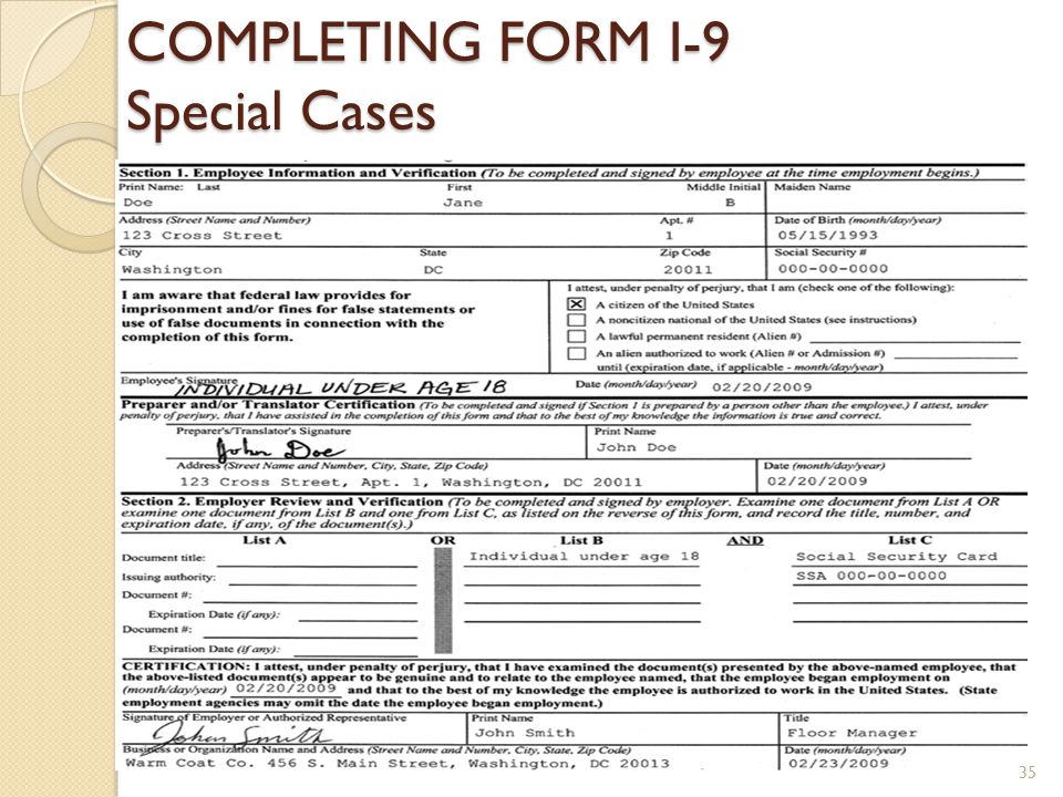 form i-9 social security number
 FORM I-8 EMPLOYMENT ELIGIBILITY VERIFICATION FORM ppt download