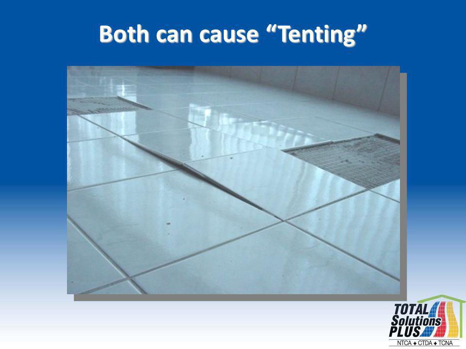 Both can cause Tenting