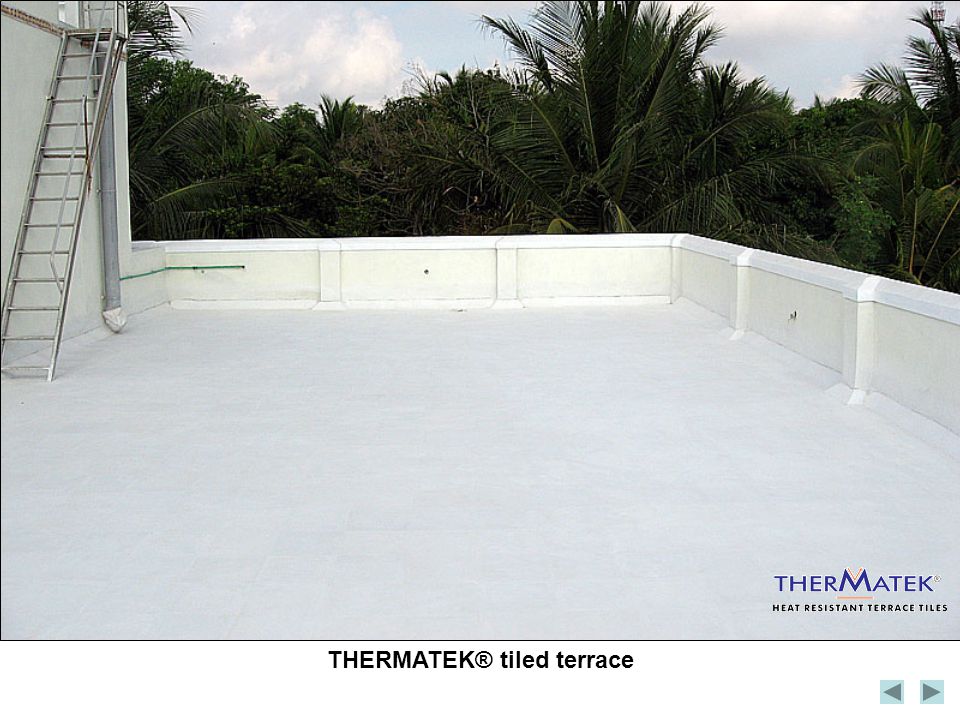 THERMATEK® tiled terrace