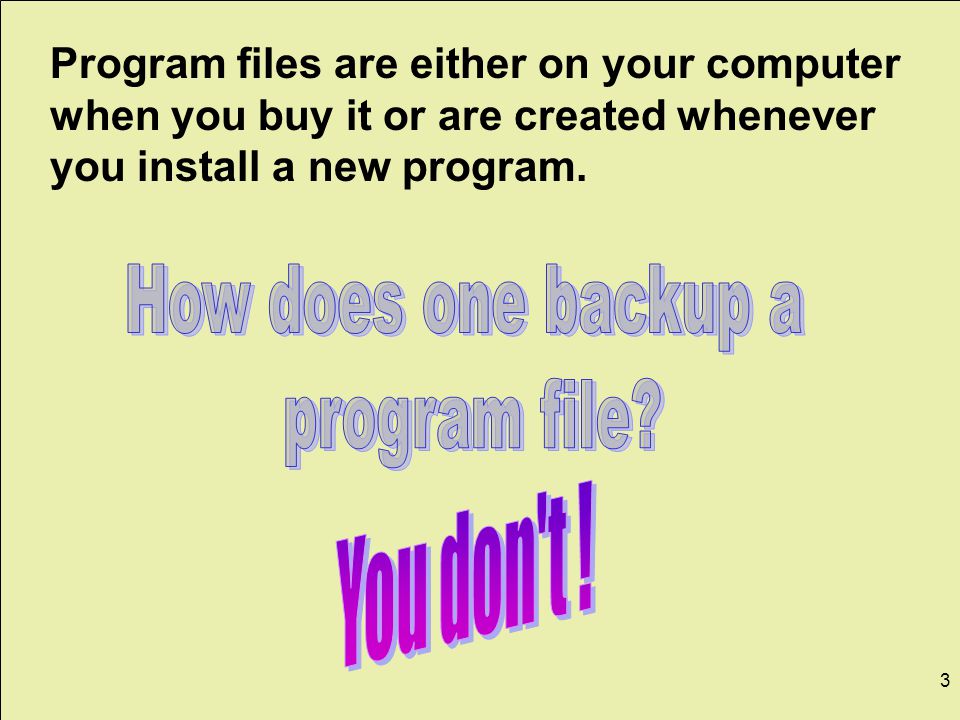2 In a computer system, a file is a collection of information with a single name, such as addresses.doc, or filebackup.ppt, or ftwr.exe, or guidebook.xls.