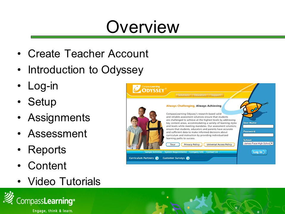compass learning odyssey login for students