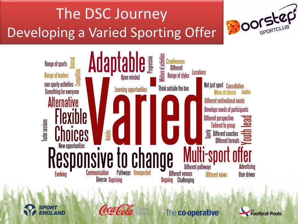 The DSC Journey Developing a Varied Sporting Offer
