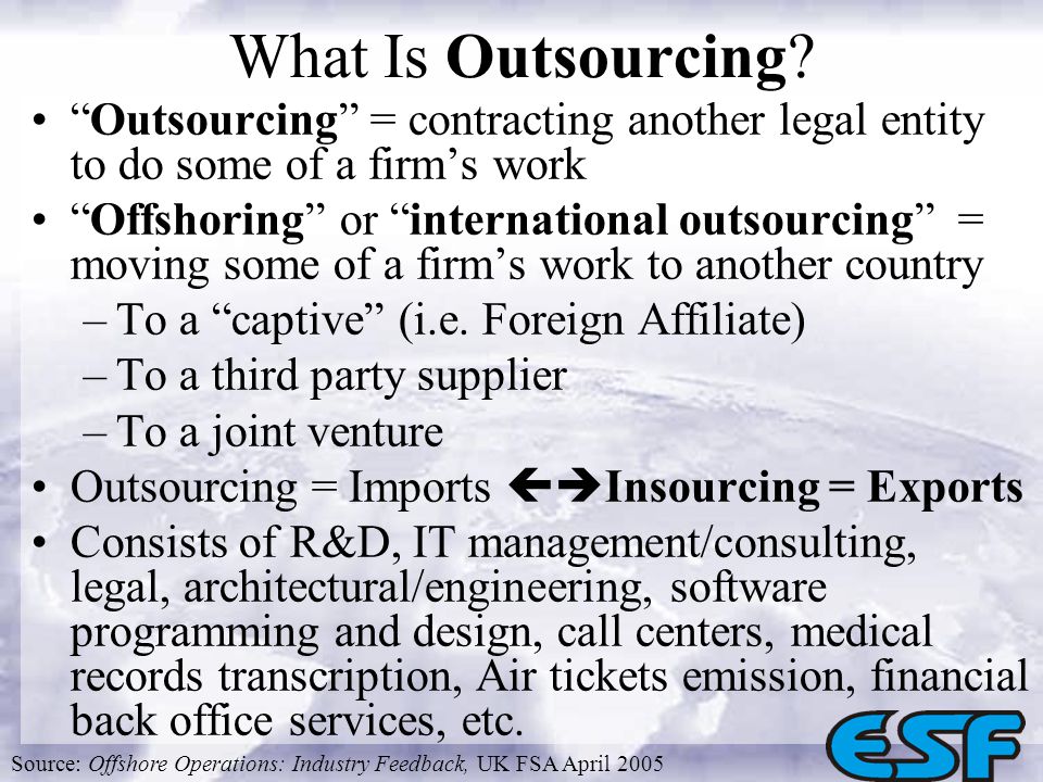 What Is Outsourcing.