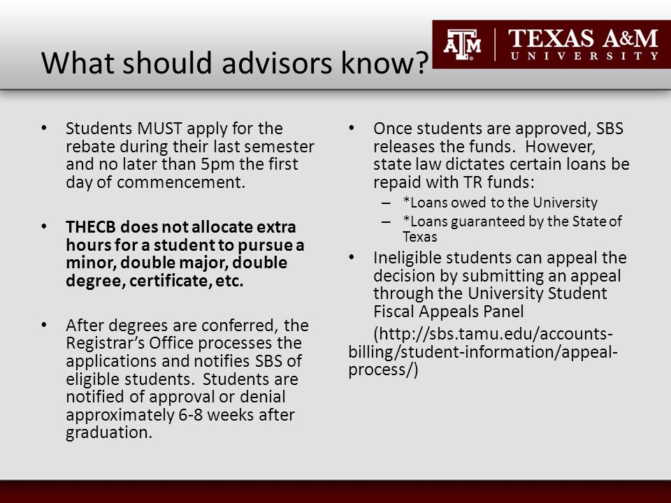 What should advisors know.