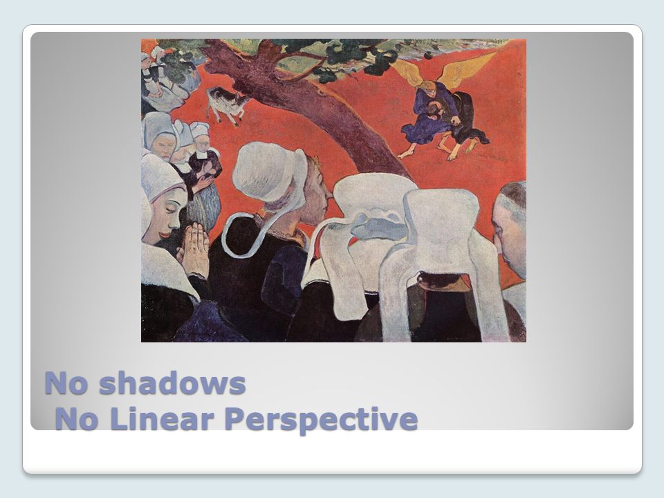 No shadows No Linear Perspective