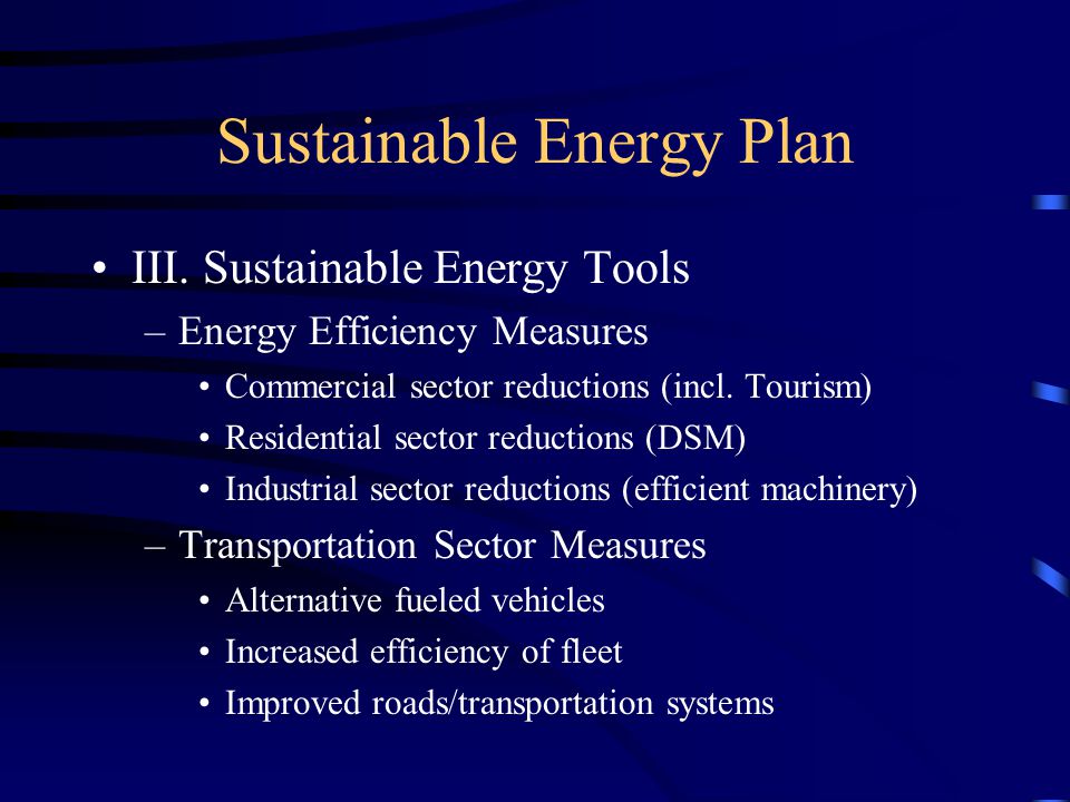 Sustainable Energy Plan III.