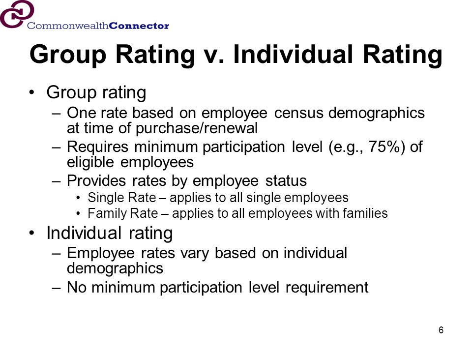 6 Group Rating v.