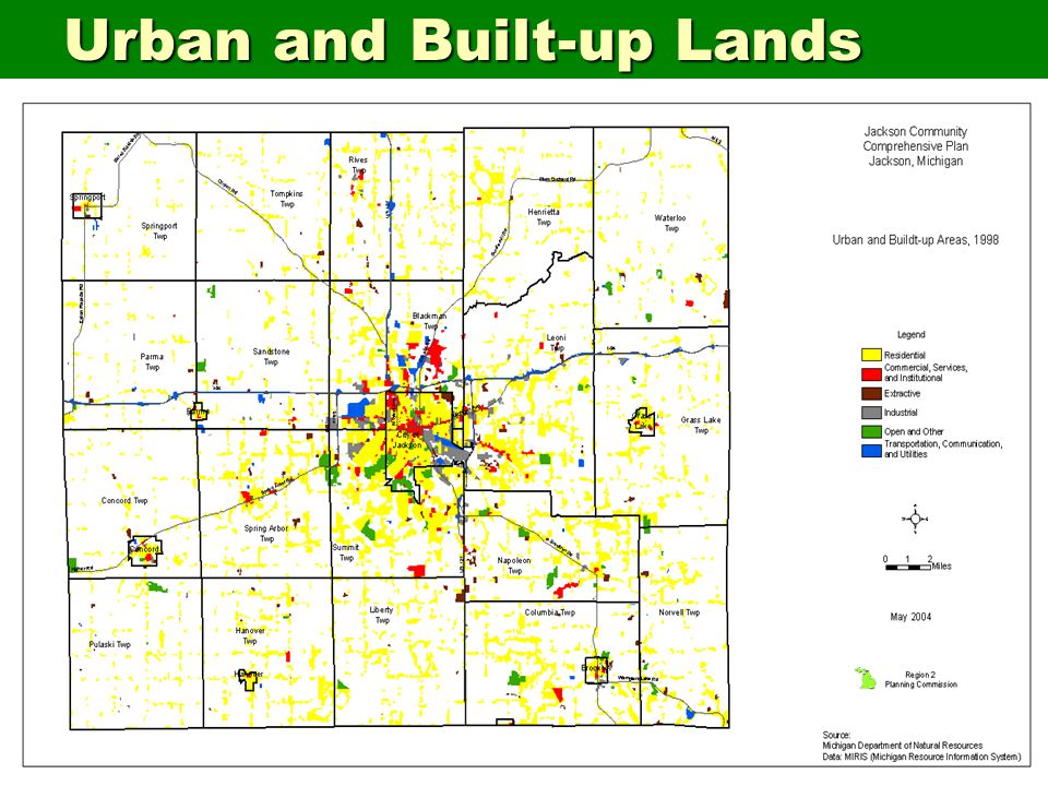 Urban and Built-up Lands